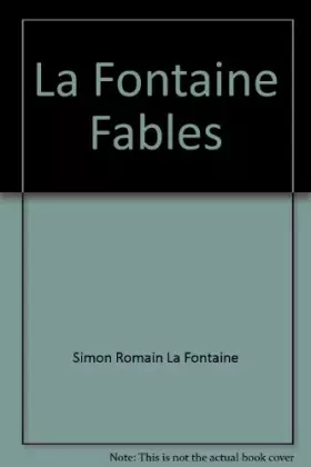 Couverture du produit · la fontaine Fables