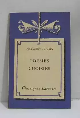 Couverture du produit · Poesies Choisies