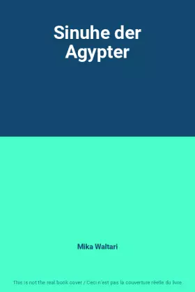 Couverture du produit · Sinuhe der Agypter