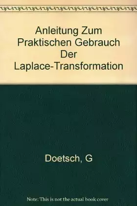 Couverture du produit · Handbuch Der Laplace-Transformation