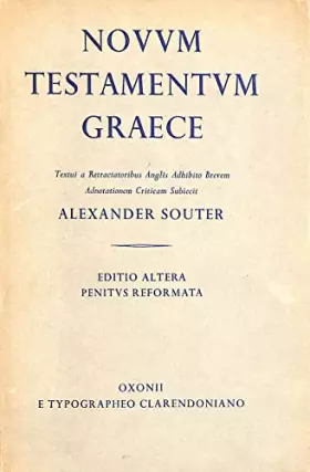 Couverture du produit · NOVVM TESTAMENTVM GRAECE.