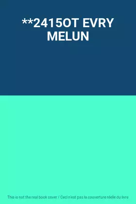 Couverture du produit · **2415OT EVRY MELUN