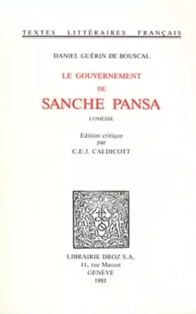 Couverture du produit · Le gouvernement de Sanche Pansa