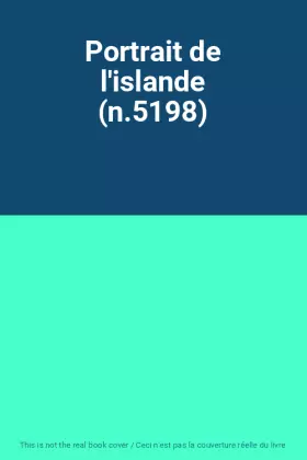 Couverture du produit · Portrait de l'islande (n.5198)