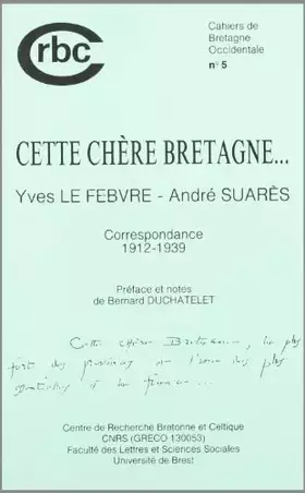 Couverture du produit · Cette chere bretagne