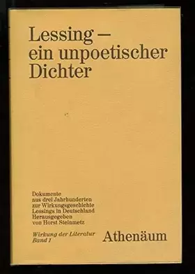 Couverture du produit · Lessing -- Ein Unpoetischer Dichter