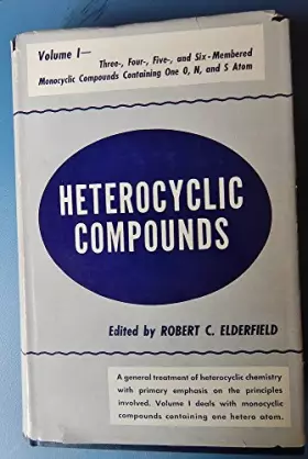 Couverture du produit · Heterocyclic Compounds : Volume 1