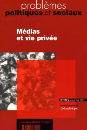 Couverture du produit · Medias et vie privée (N.940)