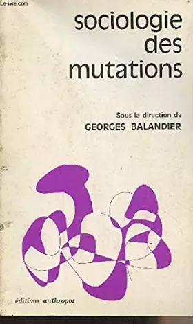 Couverture du produit · Sociologie des mutations