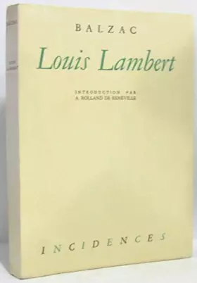 Couverture du produit · LOUIS LAMBERT