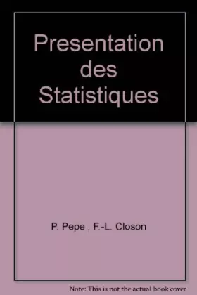 Couverture du produit · Presentation des Statistiques