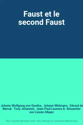 Couverture du produit · Faust et le second Faust