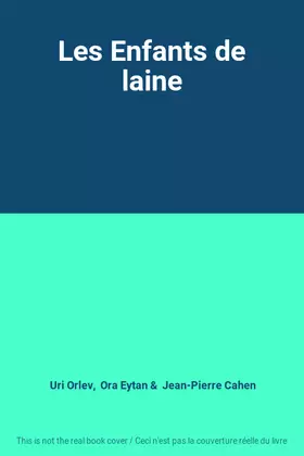 Couverture du produit · Les Enfants de laine