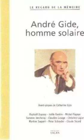 Couverture du produit · André Gide, homme solaire.