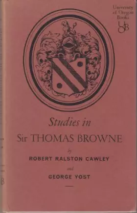 Couverture du produit · Studies in Sir Thomas Browne