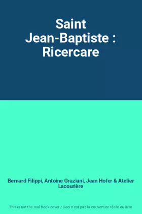 Couverture du produit · Saint Jean-Baptiste : Ricercare