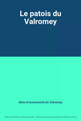 Couverture du produit · Le patois du Valromey
