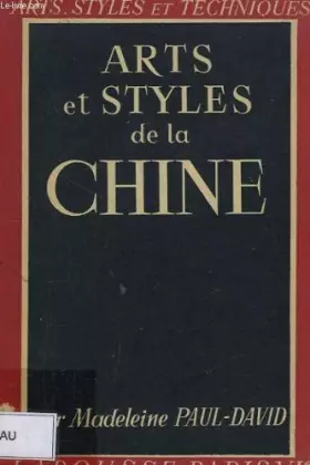 Couverture du produit · Arts et styles de la Chine