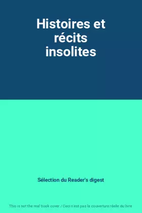 Couverture du produit · Histoires et récits insolites