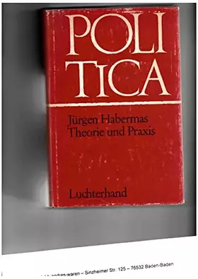 Couverture du produit · Theorie und Praxis: sozialphilosophische Studien