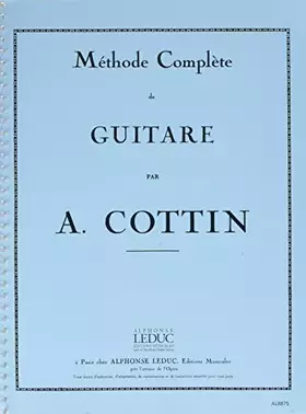 Couverture du produit · Madeleine cottin: methode complete (guitar solo)