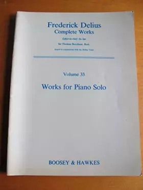 Couverture du produit · Works for Piano: (complete). piano.