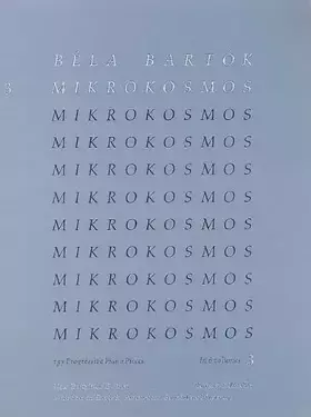 Couverture du produit · MIKROKOSMOS VOL. 3 PIANO