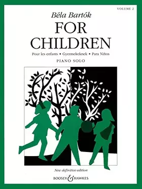Couverture du produit · For Children Volume 2 - Piano