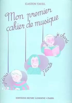 Couverture du produit · Mon premier cahier de musique