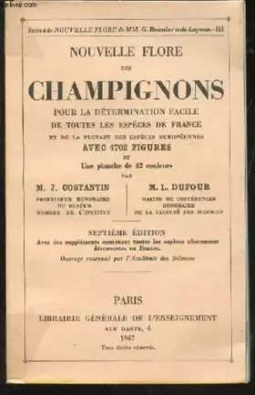 Couverture du produit · NOUVELLE FLORE DES CHAMPIGNONS -