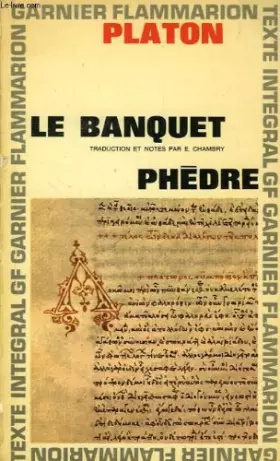 Couverture du produit · Le Banquet Phedre