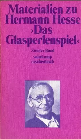 Couverture du produit · Materialien zu Hermann Hesse "Das Glasperlenspiel"