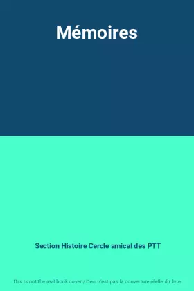 Couverture du produit · Mémoires