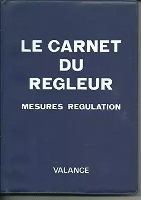 Couverture du produit · Le Carnet du régleur