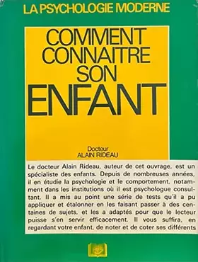 Couverture du produit · Comment connaître son enfant (Psychologie)