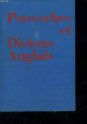 Couverture du produit · Proverbes et dictons anglais (Chroniques)