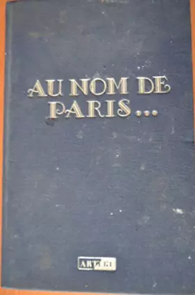 Couverture du produit · Au nom de Paris (Au nom de)