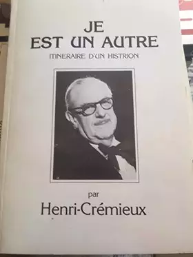 Couverture du produit · Je est un autre