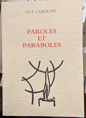 Couverture du produit · Paroles et paraboles.
