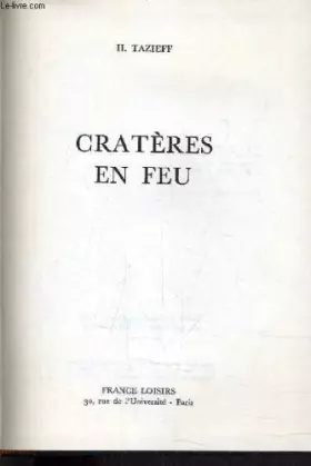 Couverture du produit · Cratères en feu