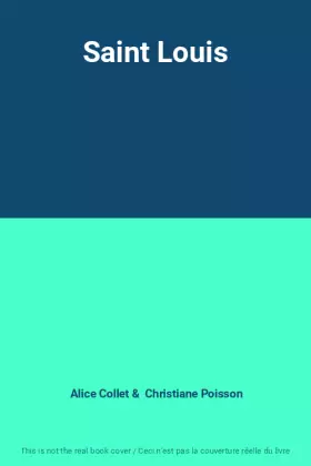 Couverture du produit · Saint Louis