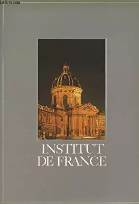 Couverture du produit · Institut de france