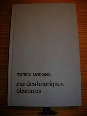 Couverture du produit · Rue Des Boutiques Obscures