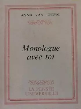 Couverture du produit · Monologue avec toi