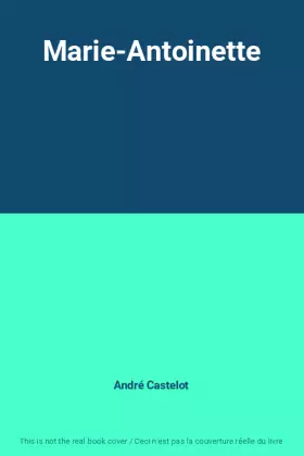 Couverture du produit · Marie-Antoinette