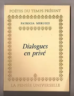 Couverture du produit · Dialogues en privé (Poètes du temps présent)