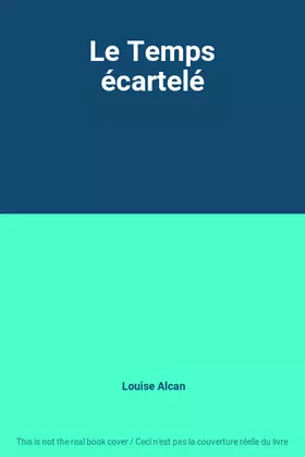 Couverture du produit · Le Temps écartelé