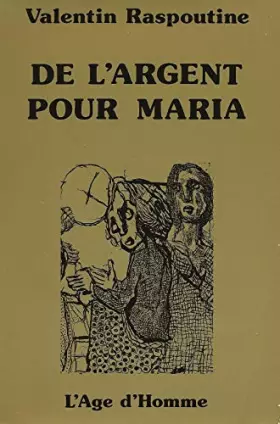 Couverture du produit · De l'argent pour Maria (Collection Contemporains)