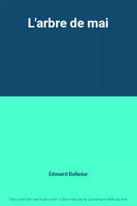 Couverture du produit · L'arbre de mai