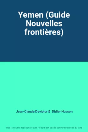 Couverture du produit · Yemen (Guide Nouvelles frontières)